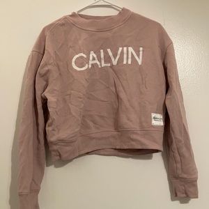 Calvin pink sweatshirt